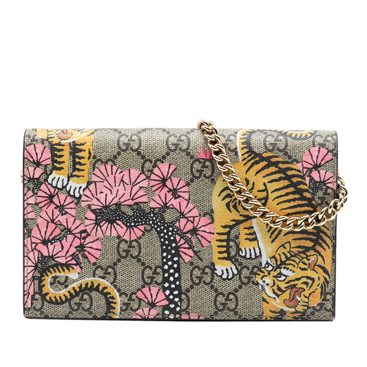 Gucci GG Supreme Bengal Wallet on Chain