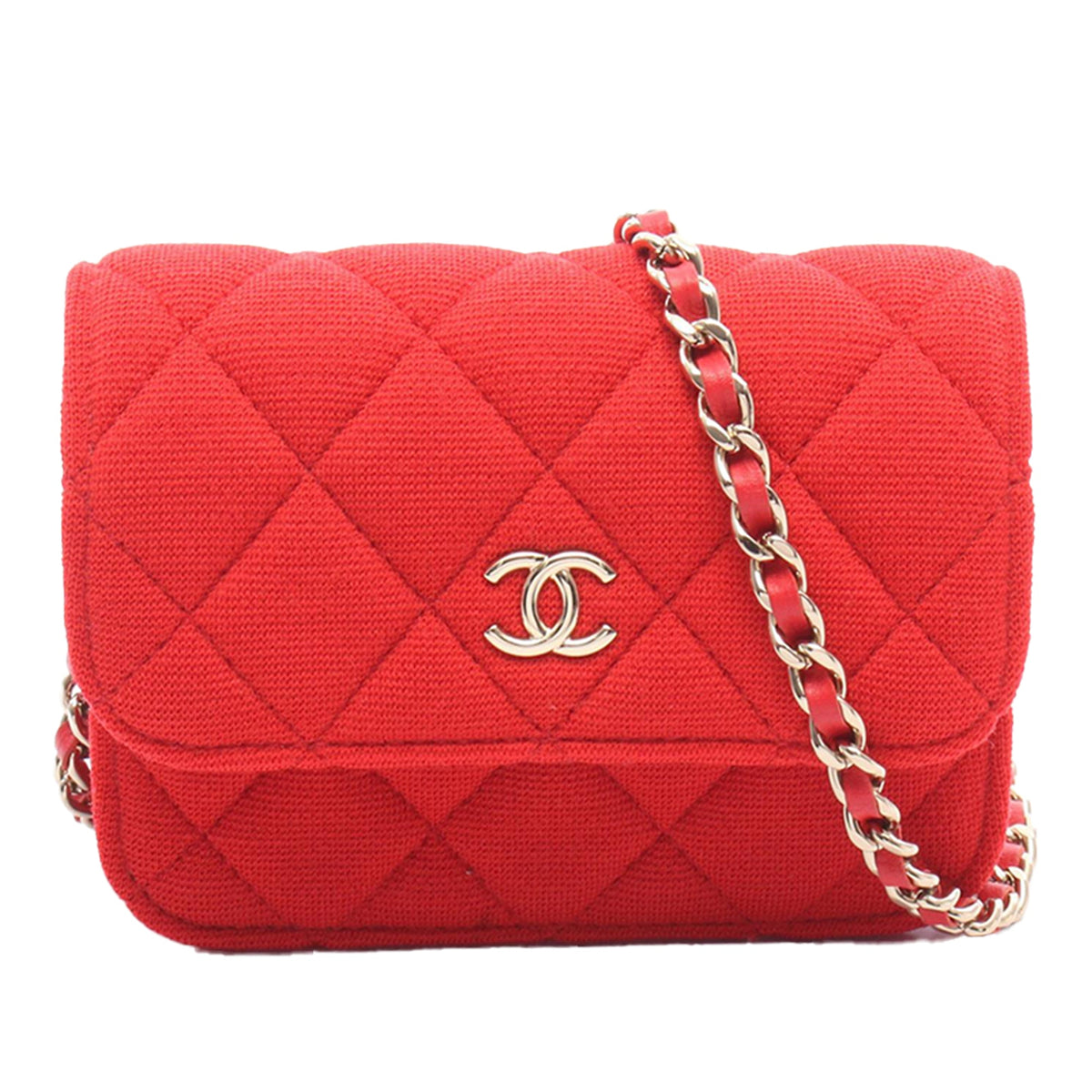 Chanel Mini Quilted Jersey VIP Crossbody