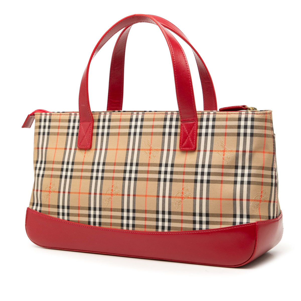 Burberry Haymarket Check Canvas Handbag