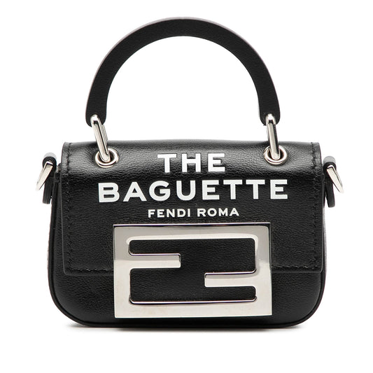 Fendi Nano Leather Maxi Handle Baguette
