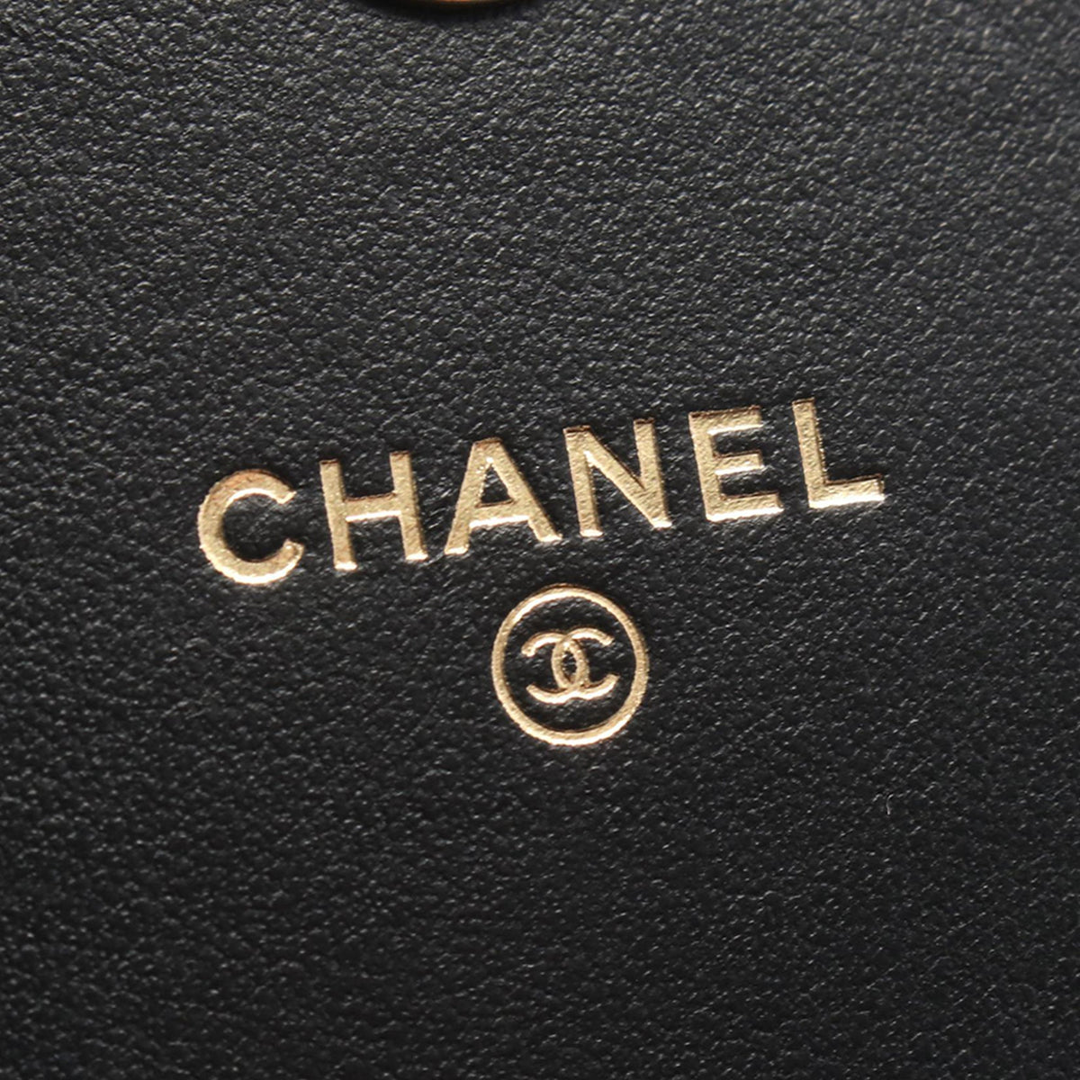 Chanel Caviar Boy Phone Case — Black