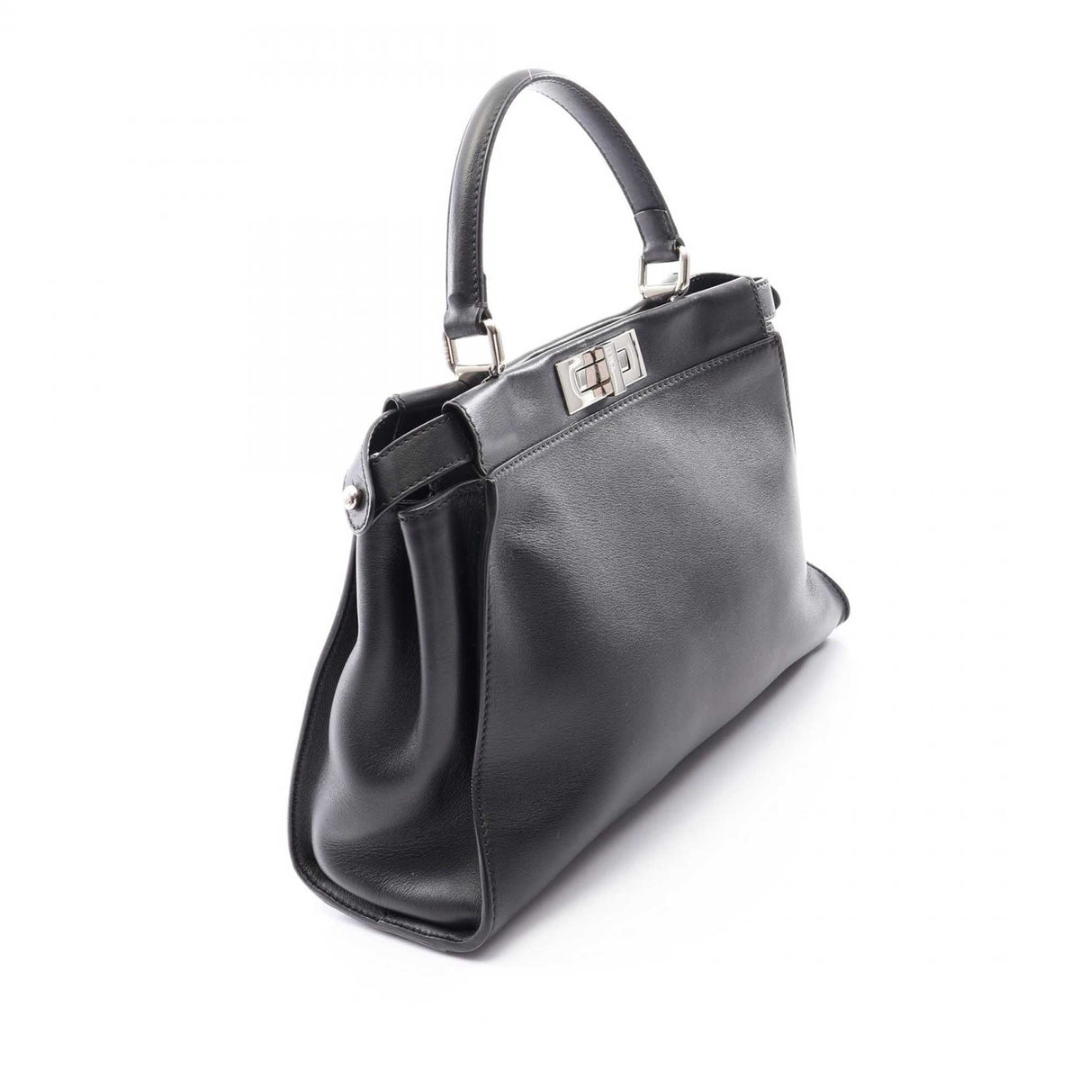 Fendi Medium Leather  Monster Peekaboo Iconic Satchel