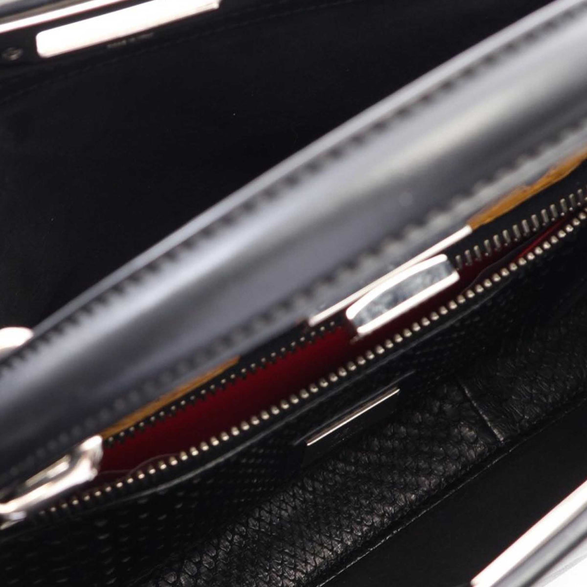 Fendi Medium Leather  Monster Peekaboo Iconic Satchel