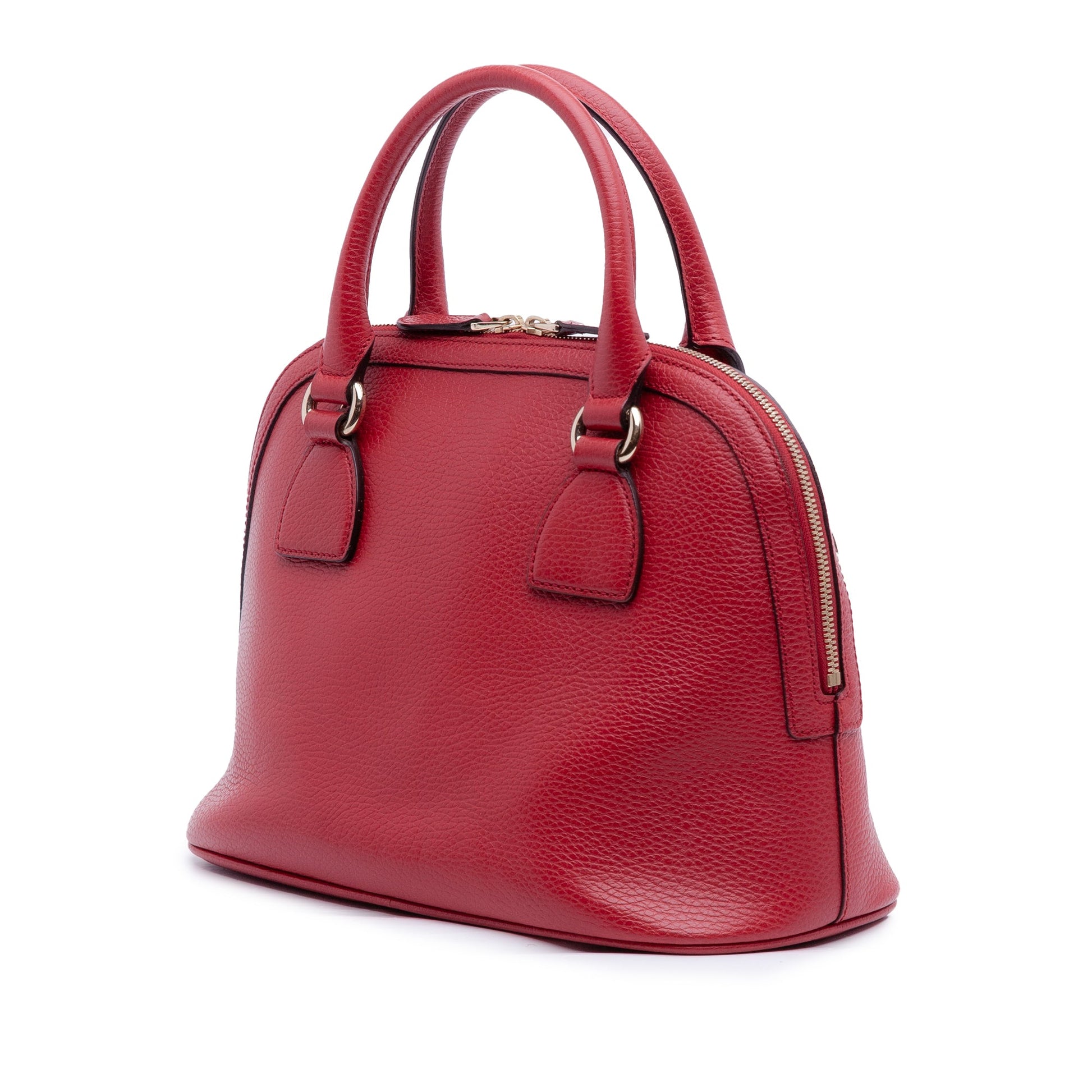 Gucci Small Dollar Calfskin GG Charm Dome Satchel