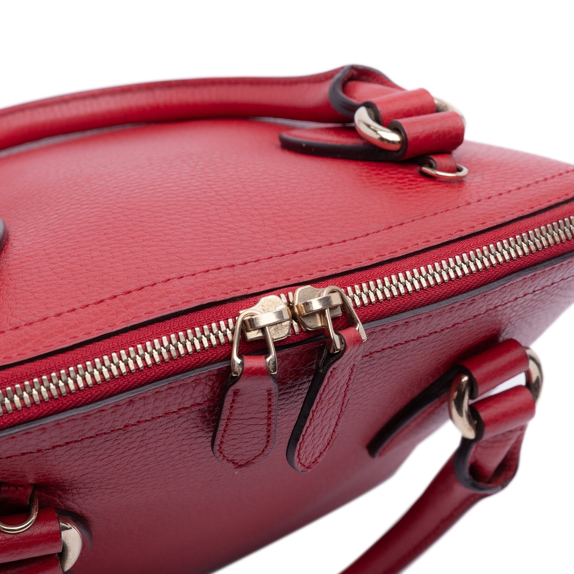 Gucci Small Dollar Calfskin GG Charm Dome Satchel