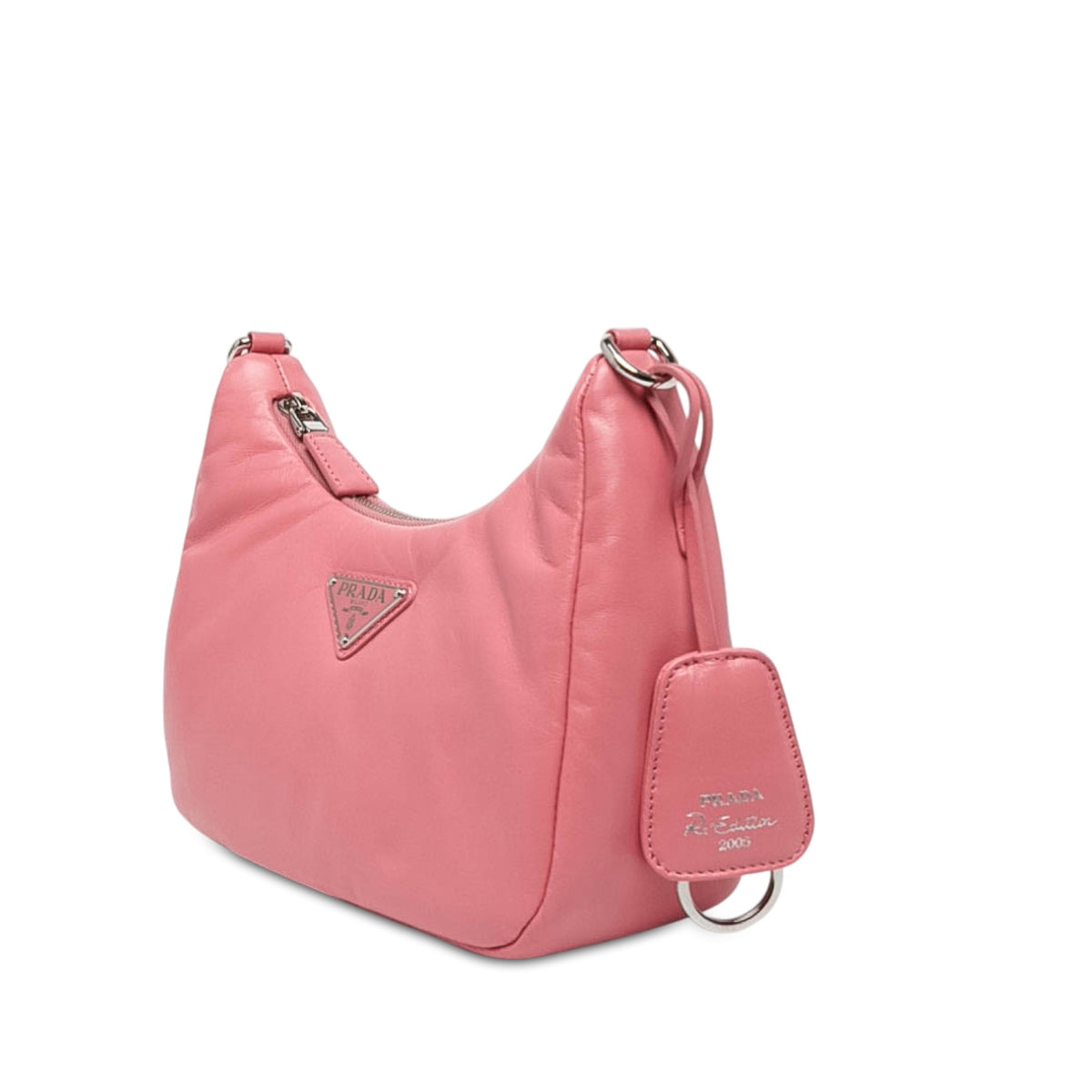 Prada Nappa Soft Padded Re Edition 2005 Satchel — Pink