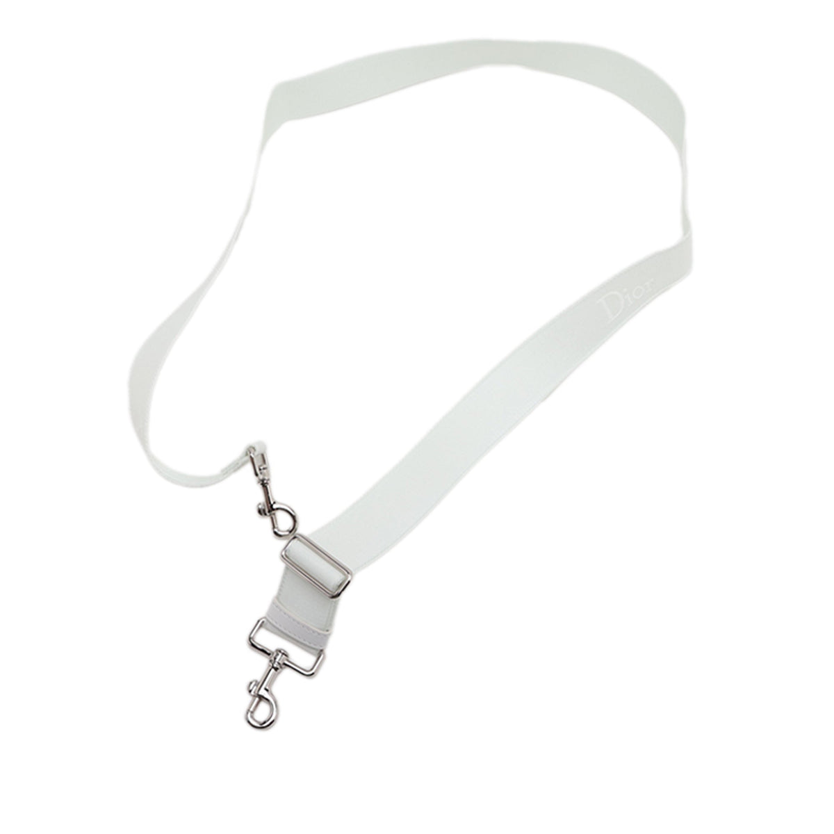 Dior Small Canvas Book Tote — White