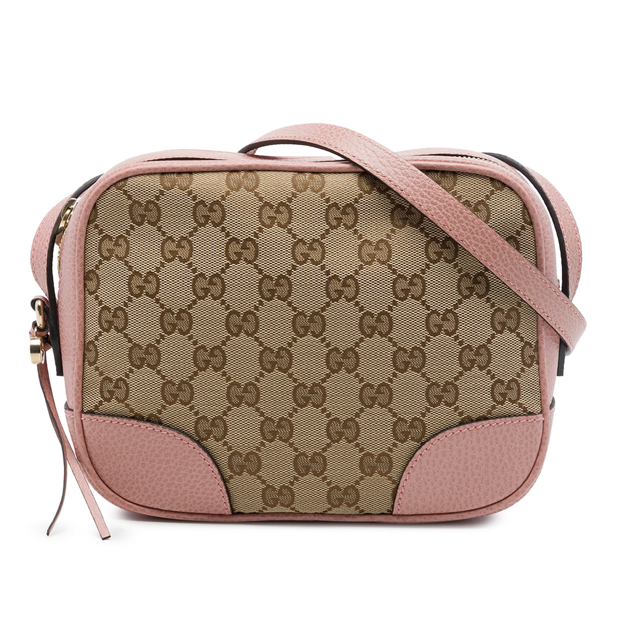 Gucci GG Canvas Bree Crossbody — Beige