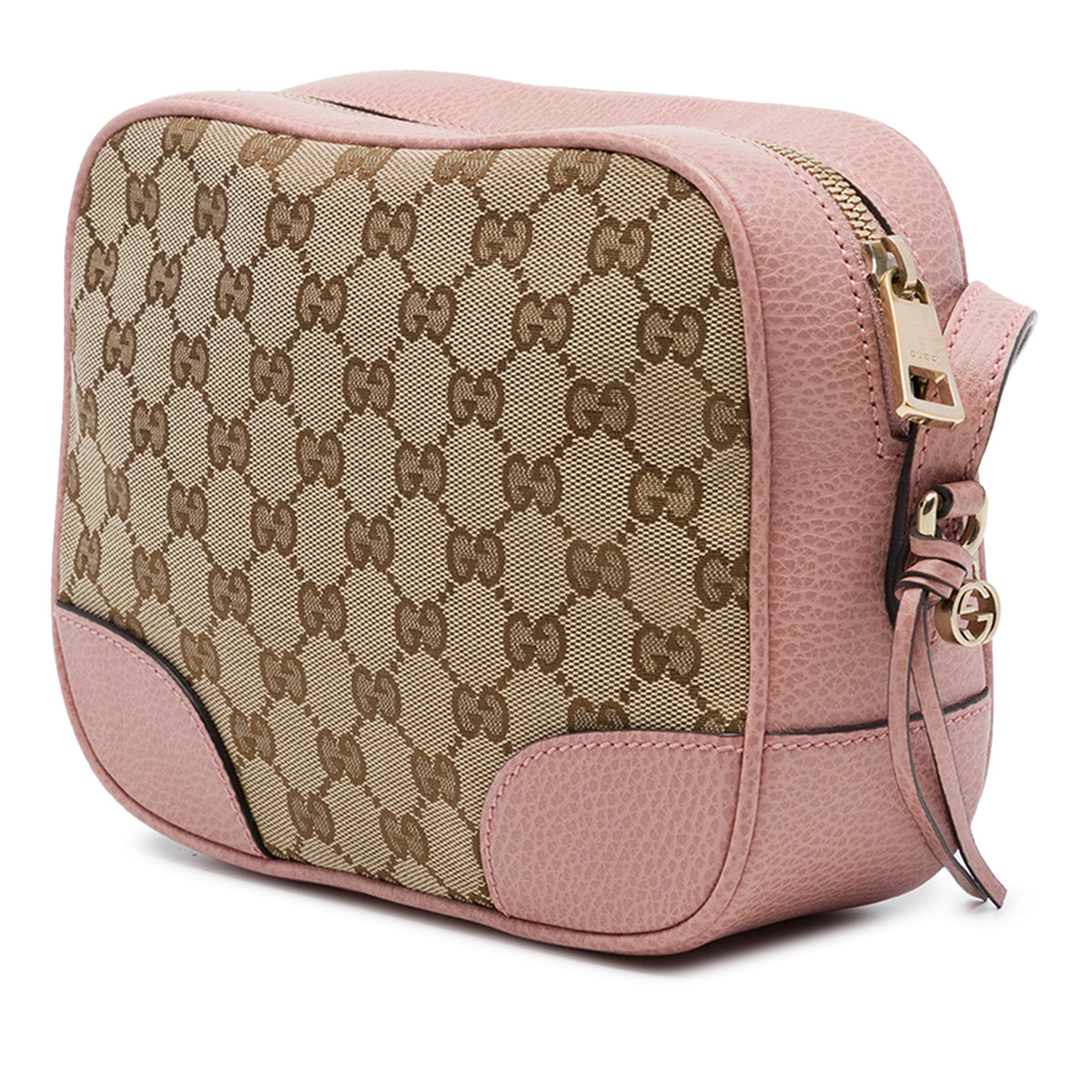 Gucci GG Canvas Bree Crossbody — Beige