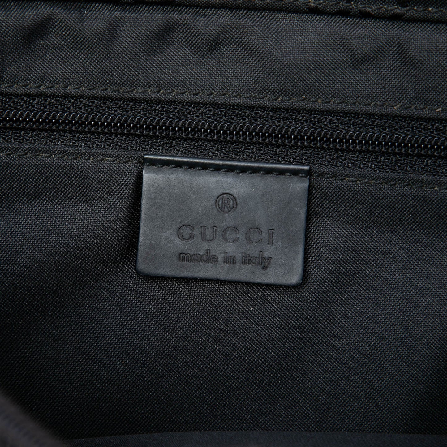 Gucci GG Nylon Bamboo Satchel