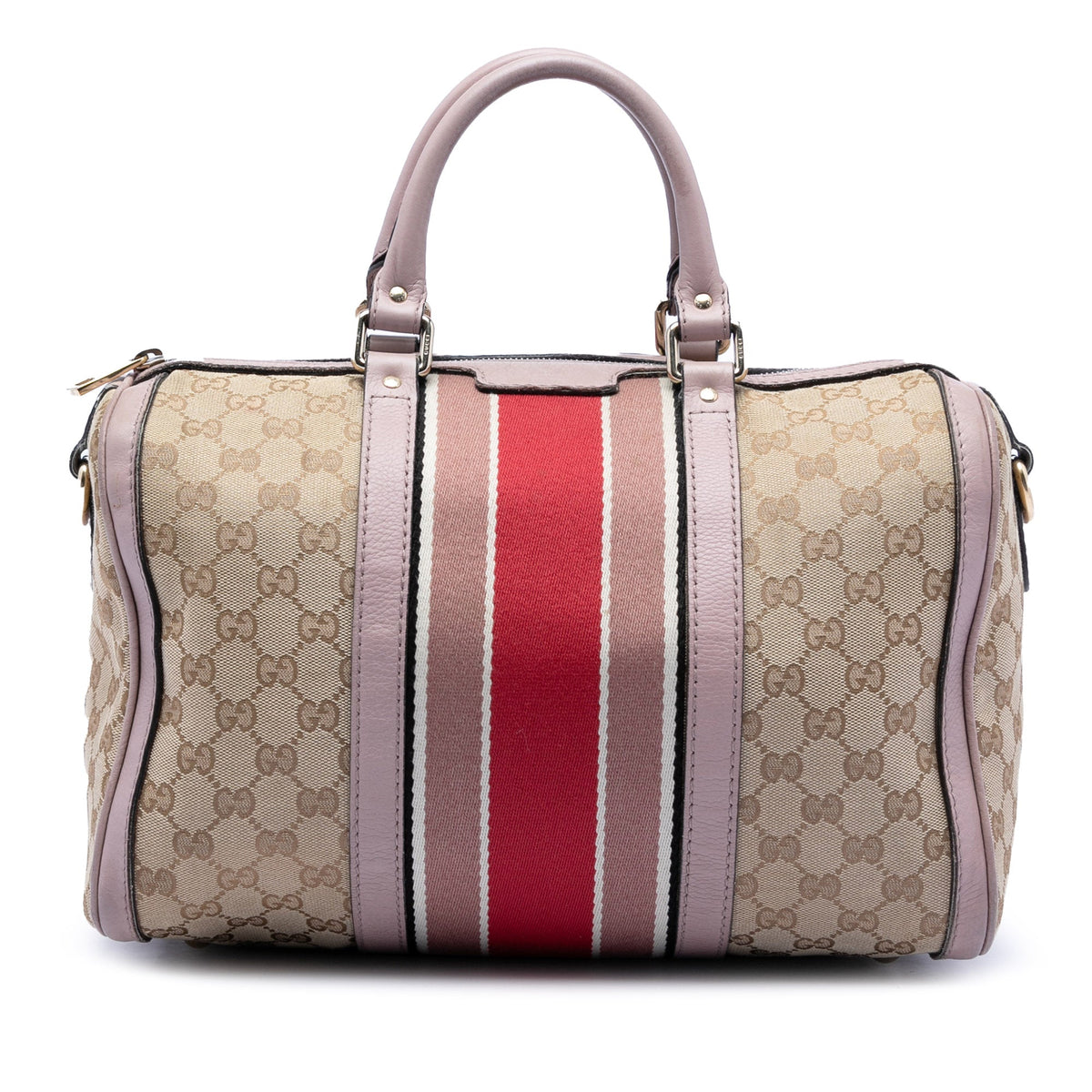 Gucci Medium GG Canvas Web Joy Boston Bag