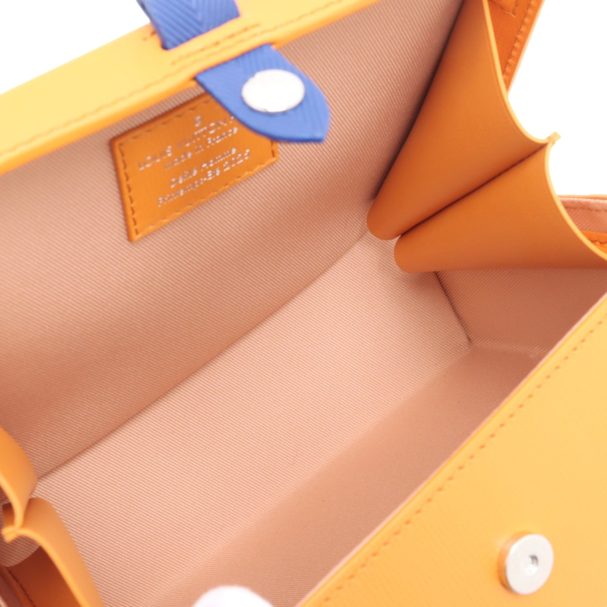 Louis Vuitton Calfskin Shopper Clutch with Strap