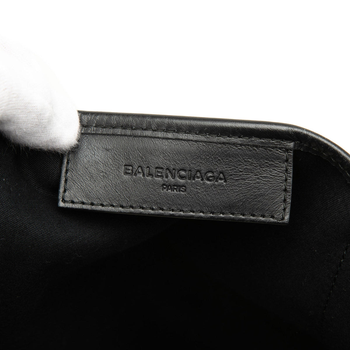 Balenciaga Canvas Navy Cabas Tote M