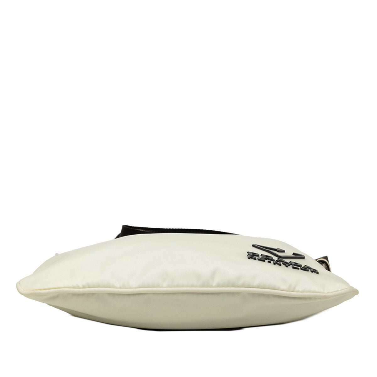 Prada Re Nylon Zip Top Crossbody — White