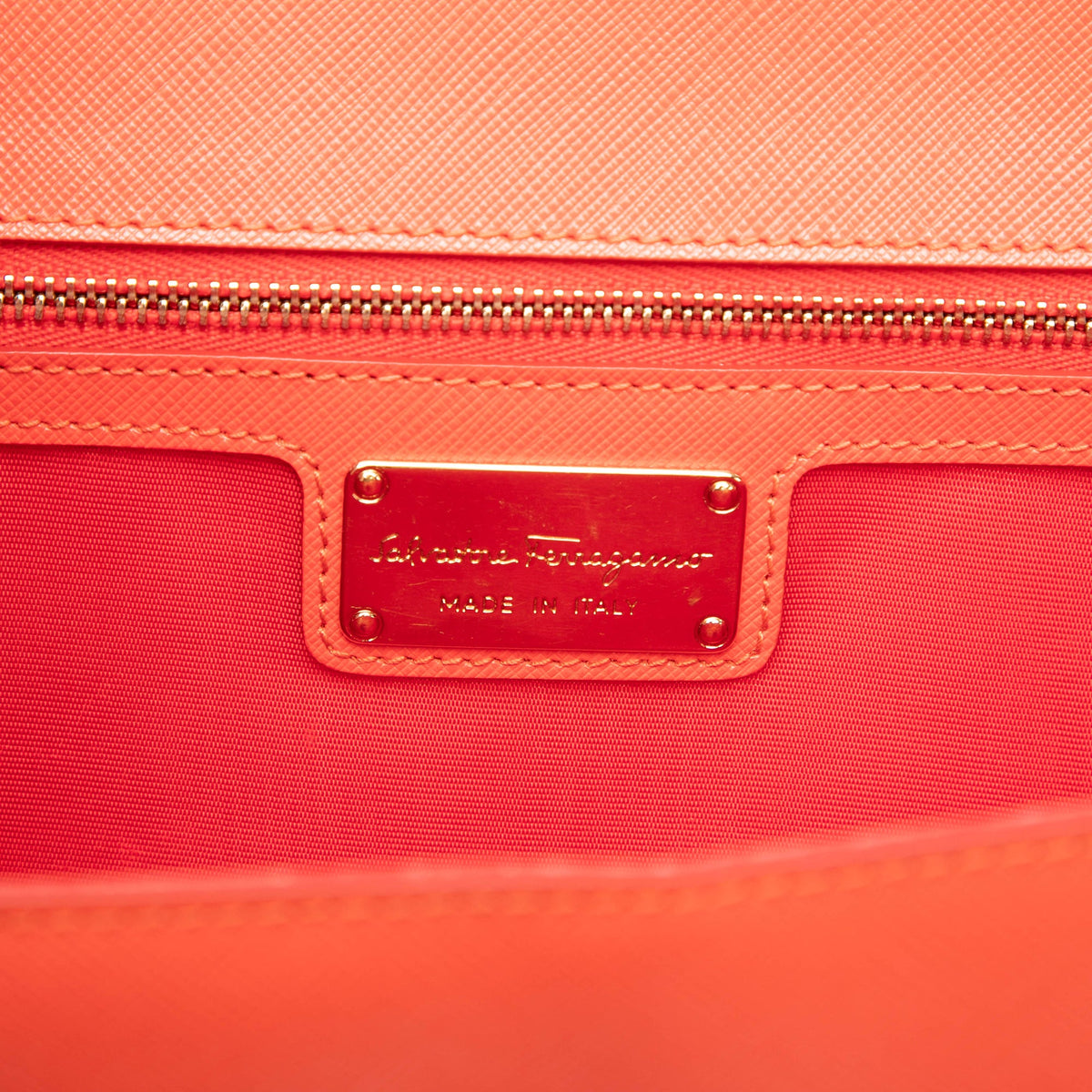 Ferragamo Leather Vara Bow Chain Crossbody