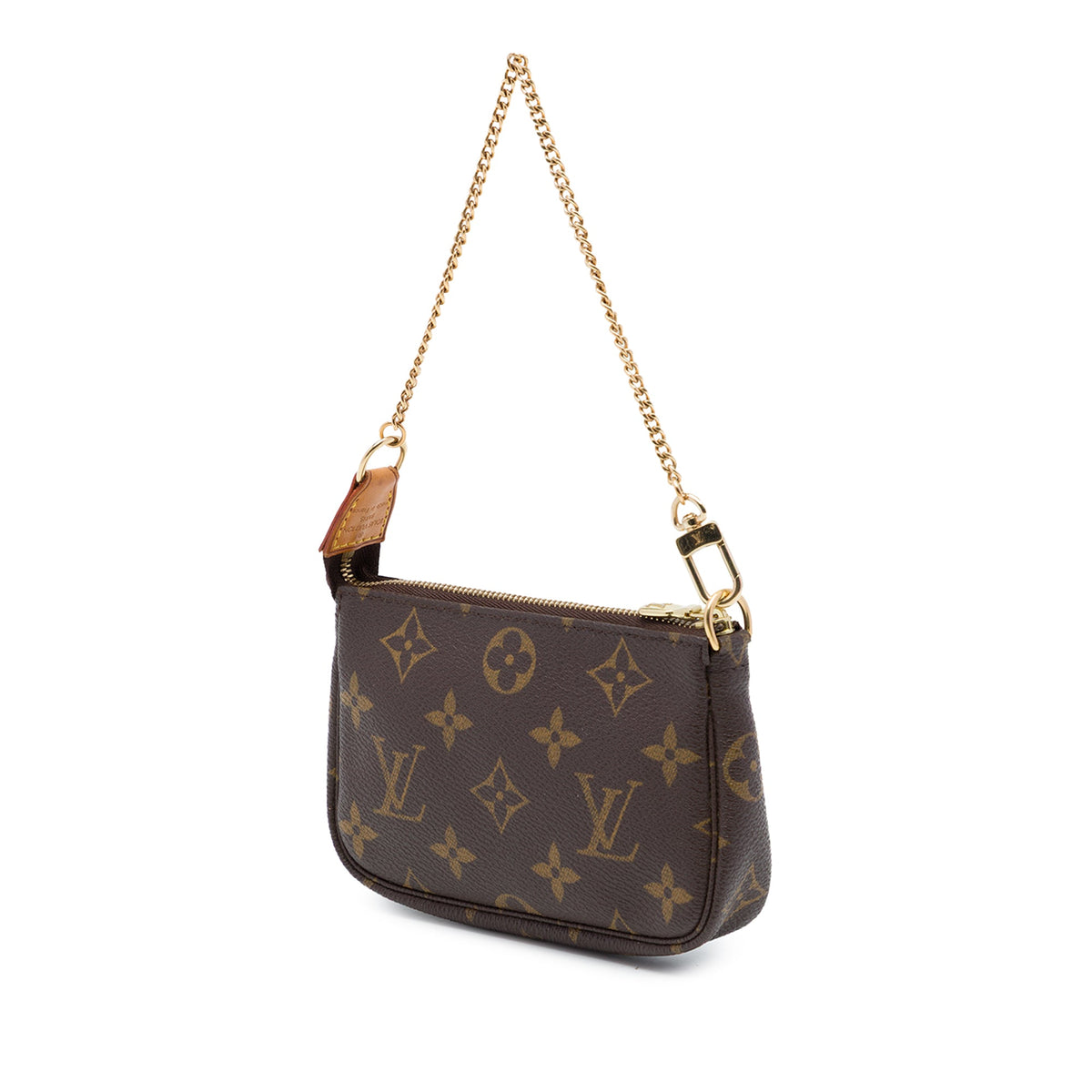 Louis Vuitton Monogram Mini Pochette Accessoires — Brown