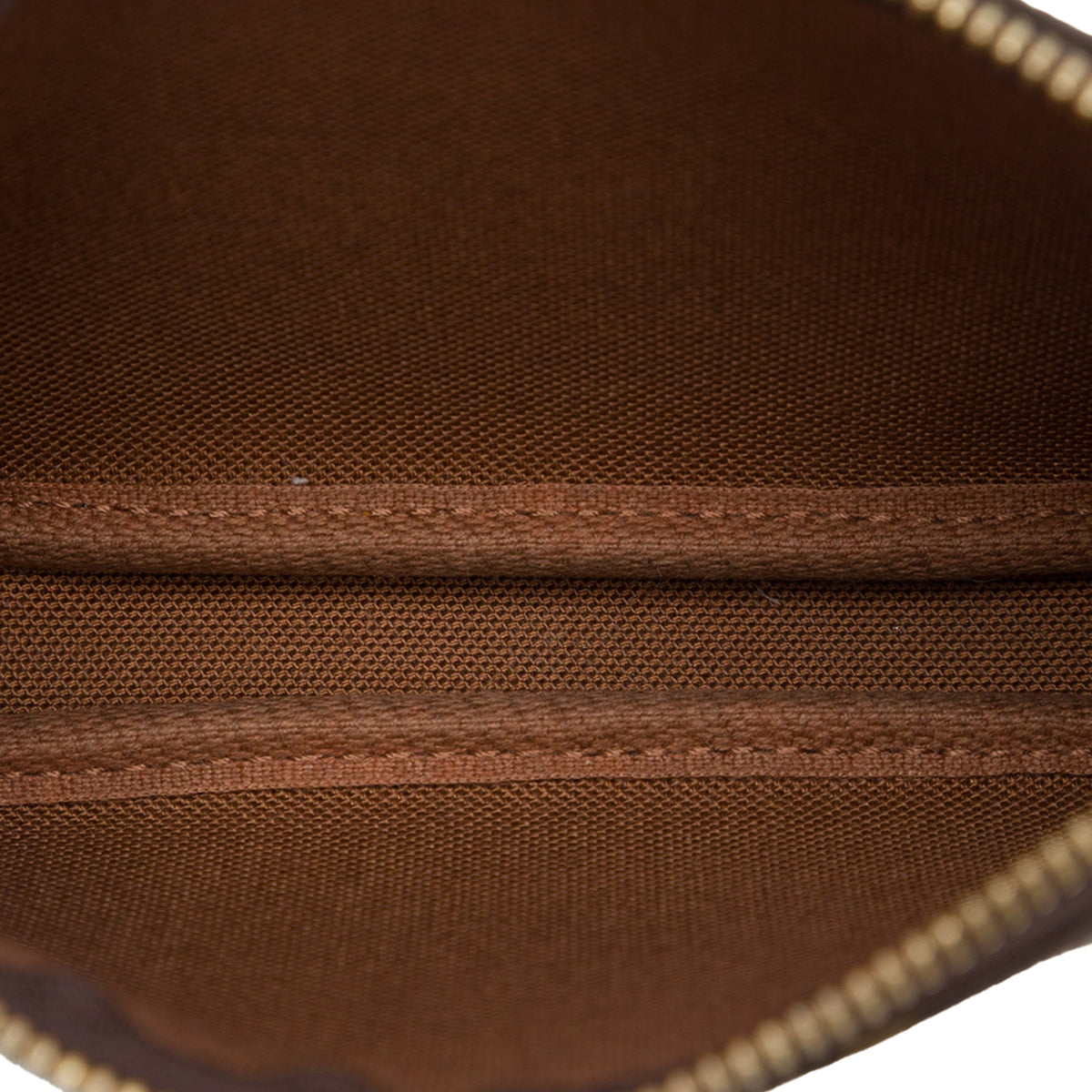 Louis Vuitton Monogram Mini Pochette Accessoires — Brown