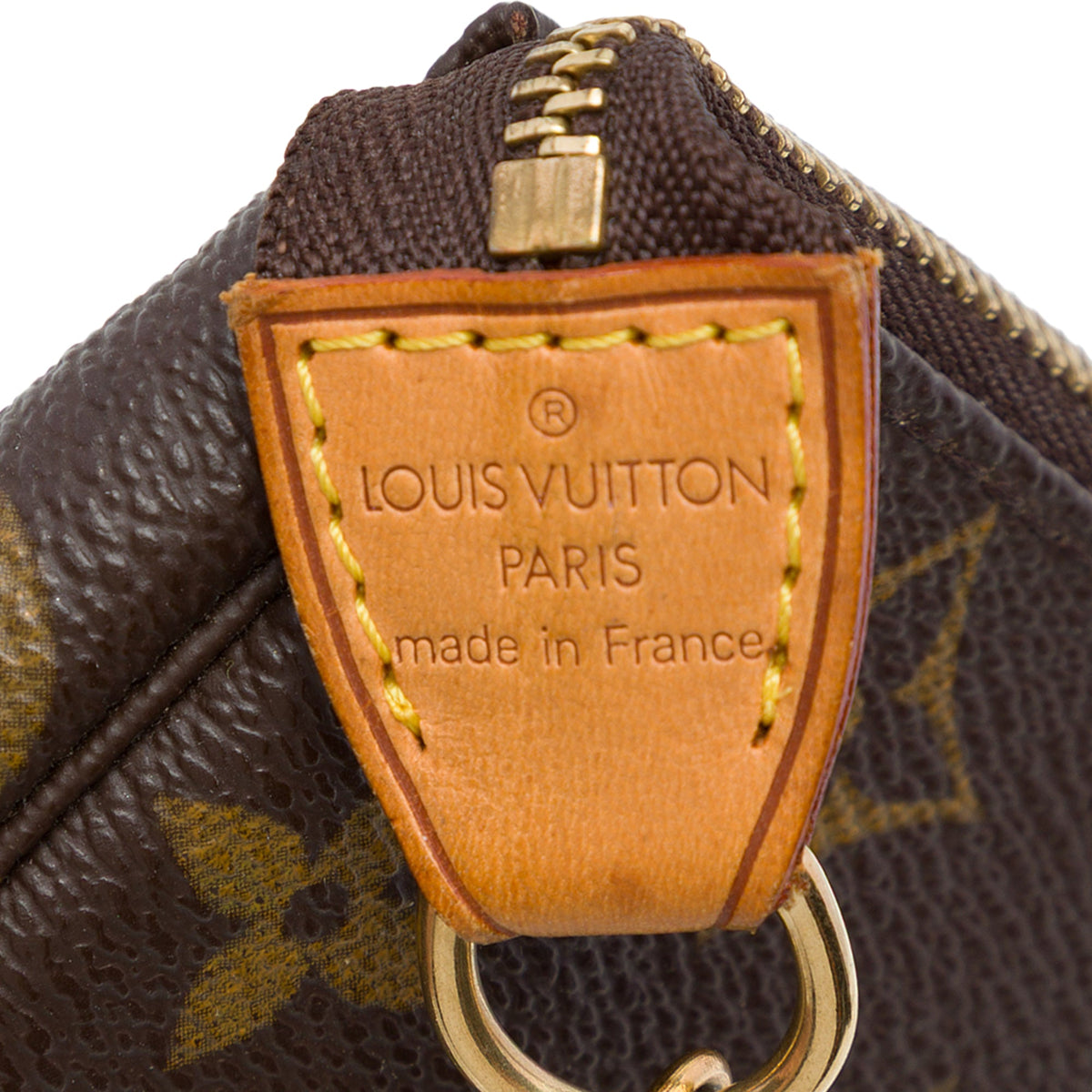 Louis Vuitton Monogram Mini Pochette Accessoires — Brown