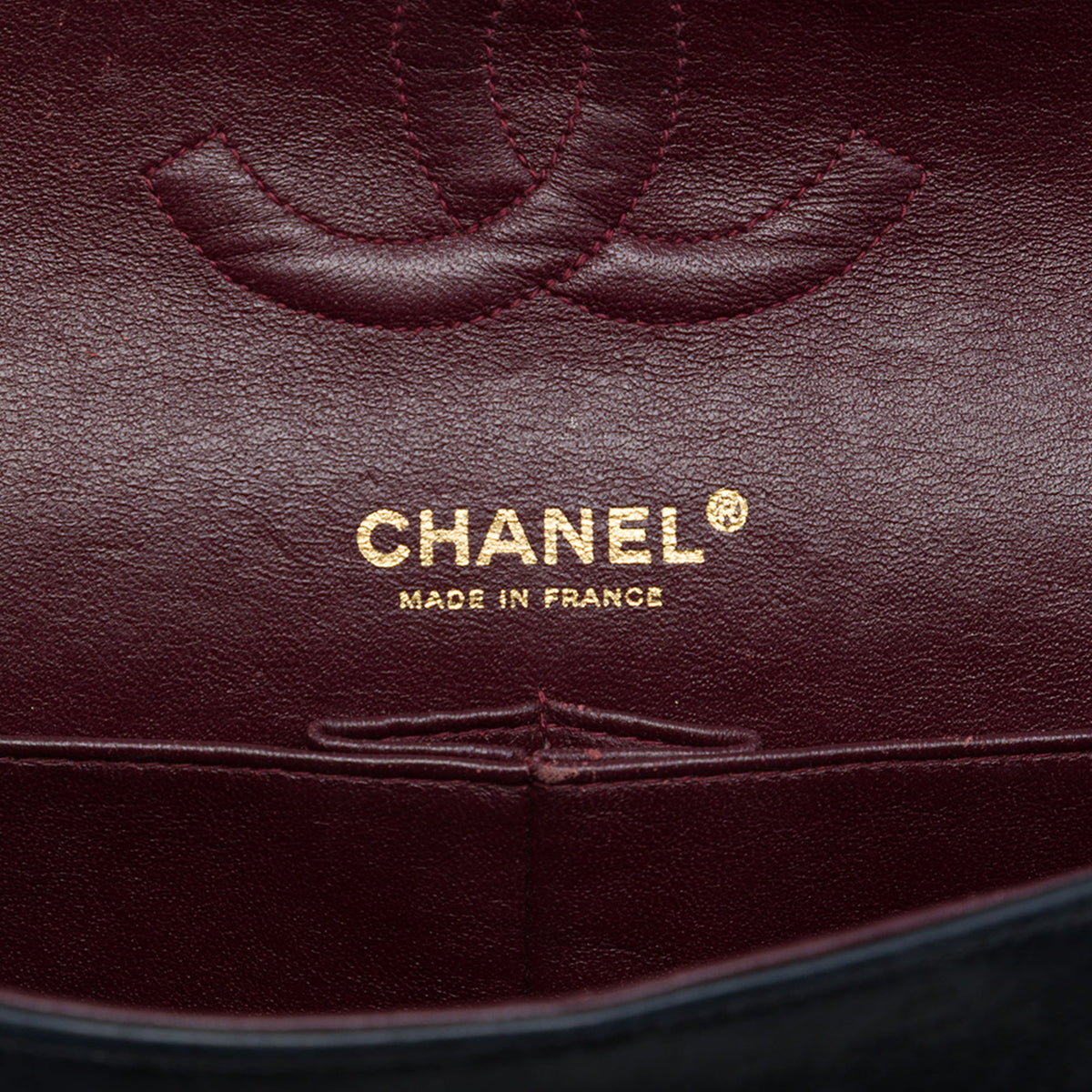 Chanel Medium Classic Lambskin Double Flap — Black