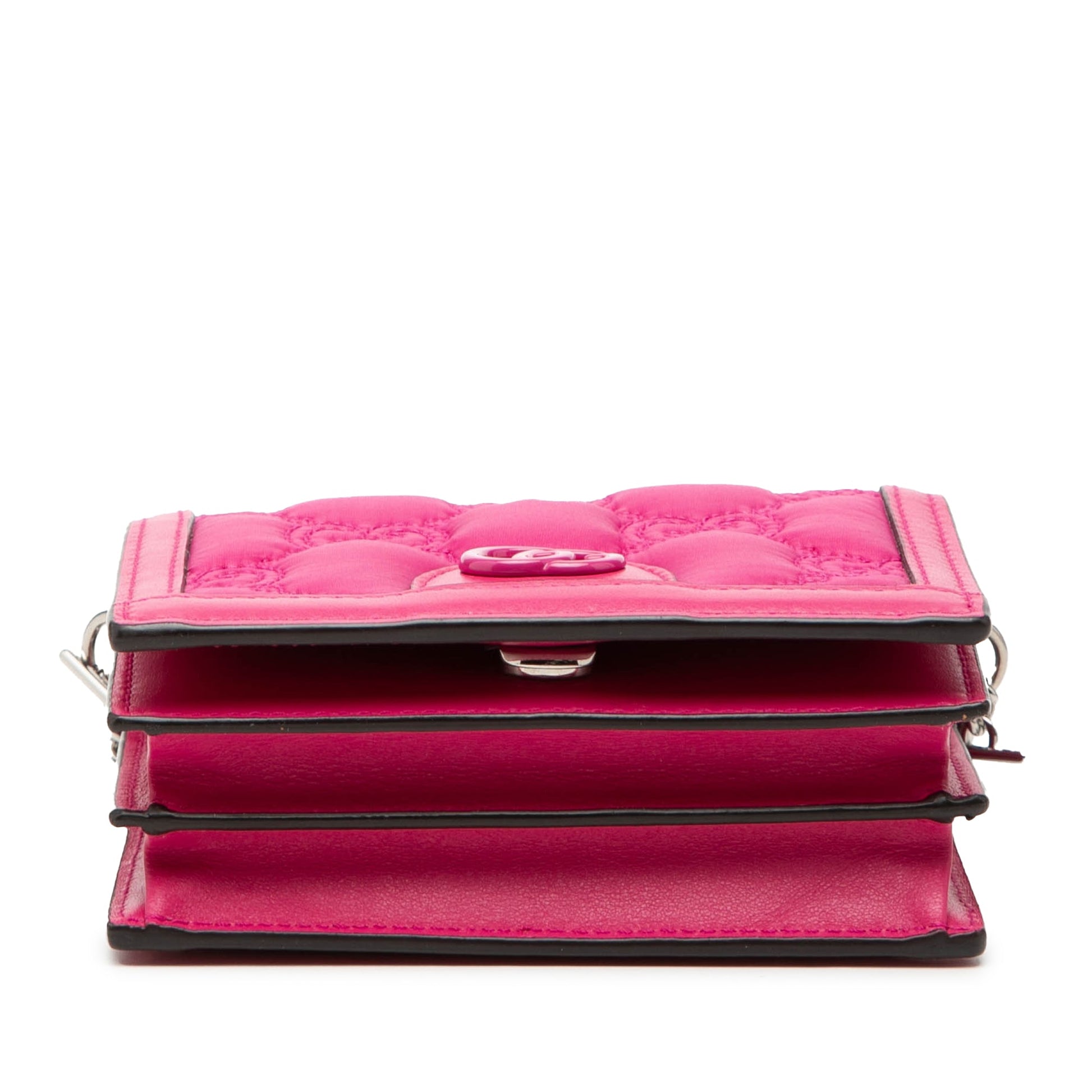 Gucci Mini GG Embossed Leather Satchel