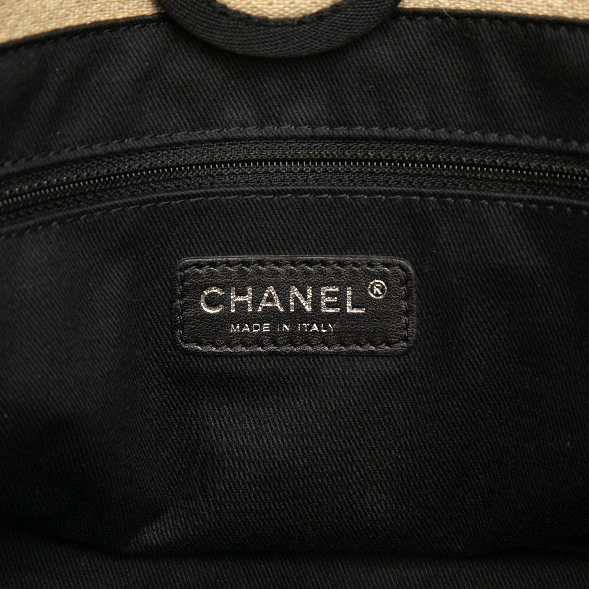 Chanel Small Canvas Deauville Tote