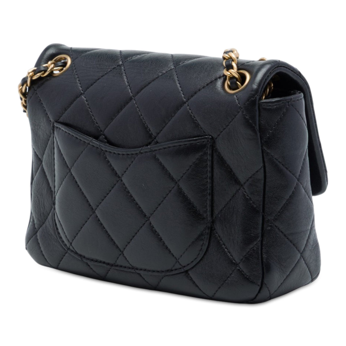 Chanel Mini CC Quilted Calfskin Multi Chain Single Flap