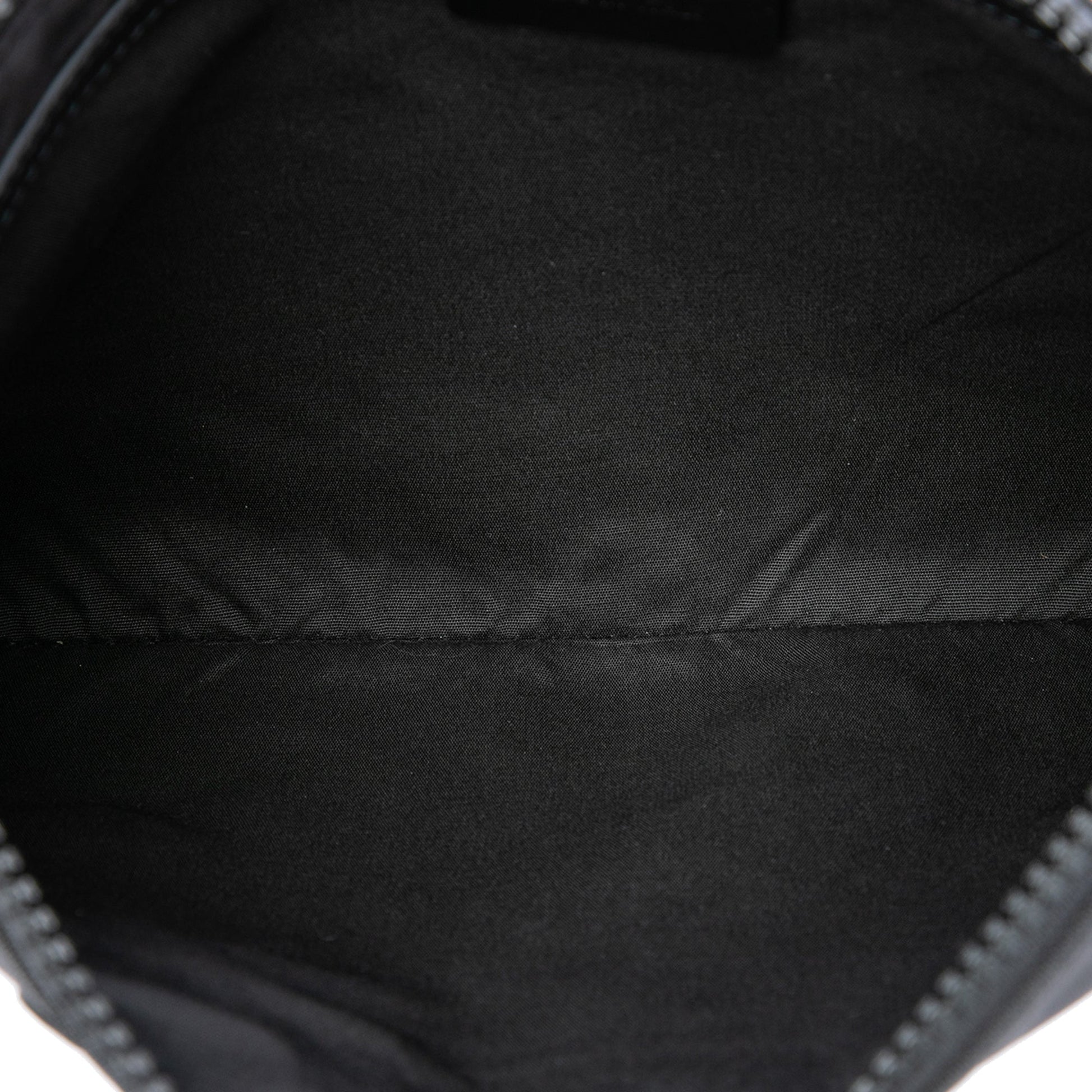 Dior Nylon Patch Embellished Zip Clutch