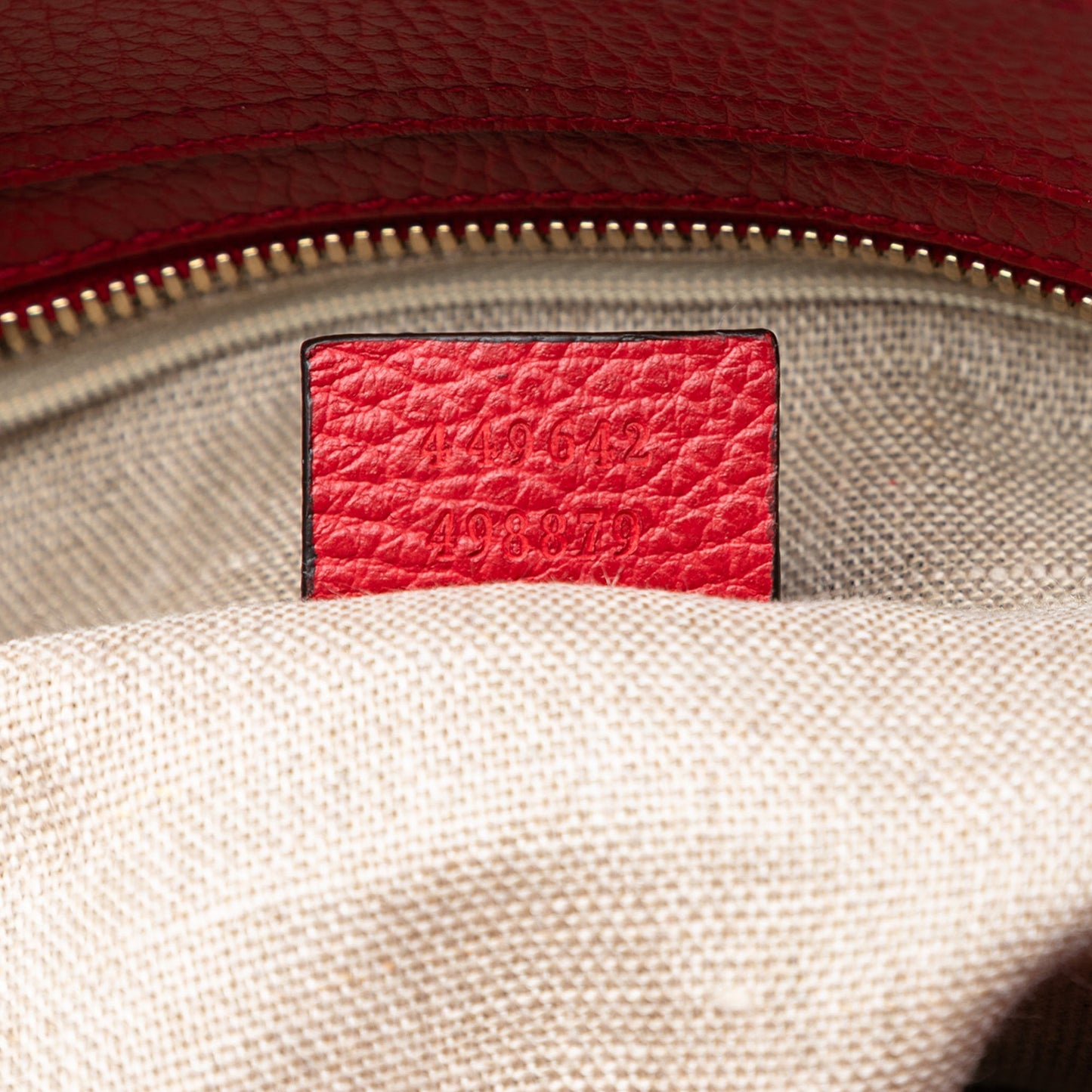 Gucci Leather Bamboo Tassel Satchel
