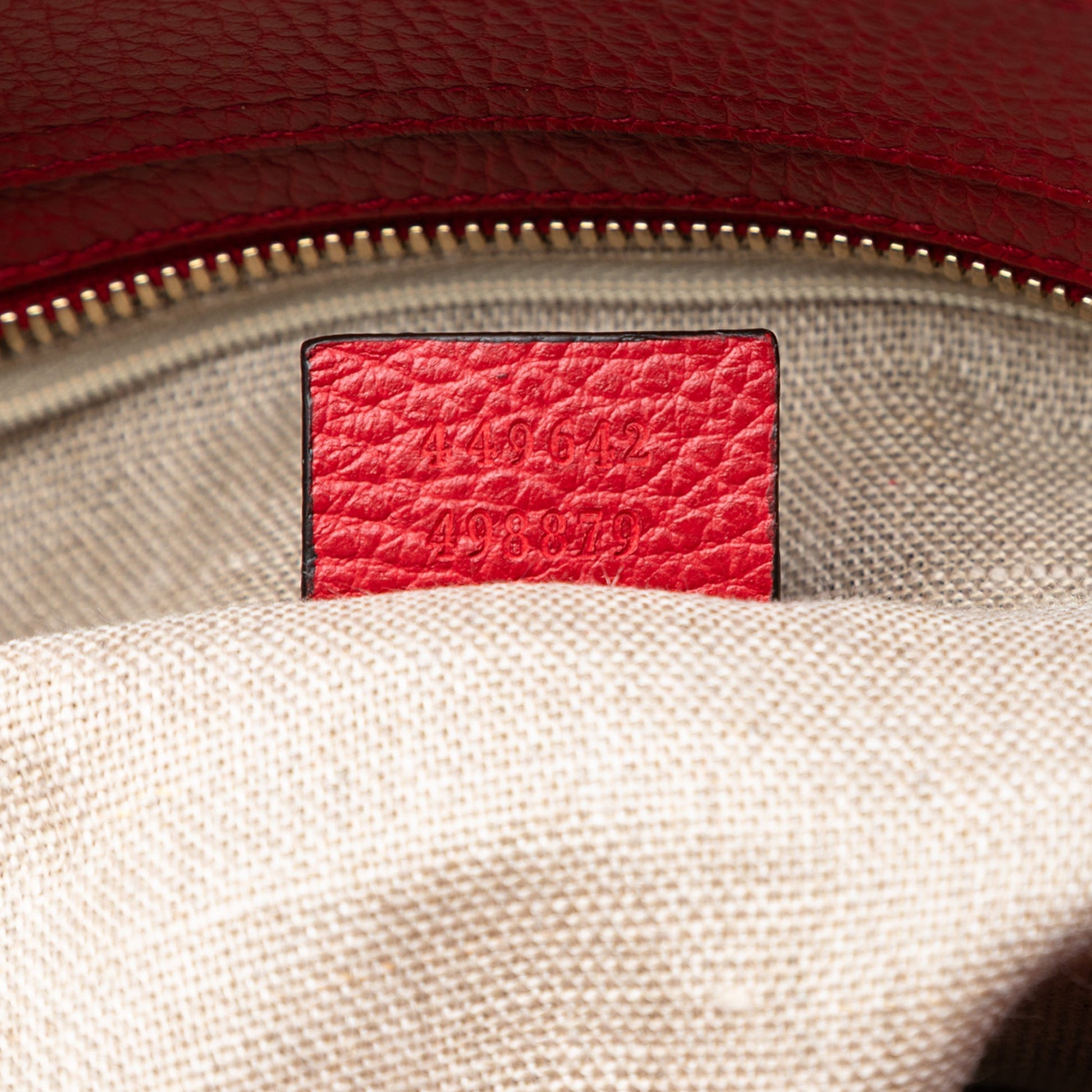 Gucci Leather Bamboo Tassel Satchel