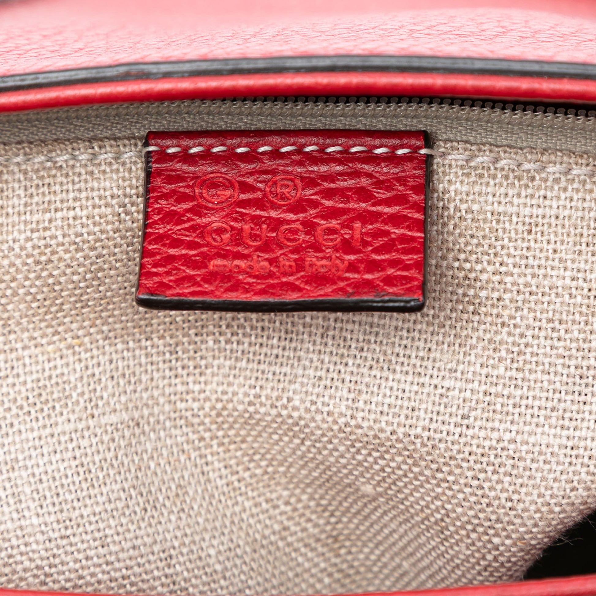 Gucci Leather Bamboo Tassel Satchel