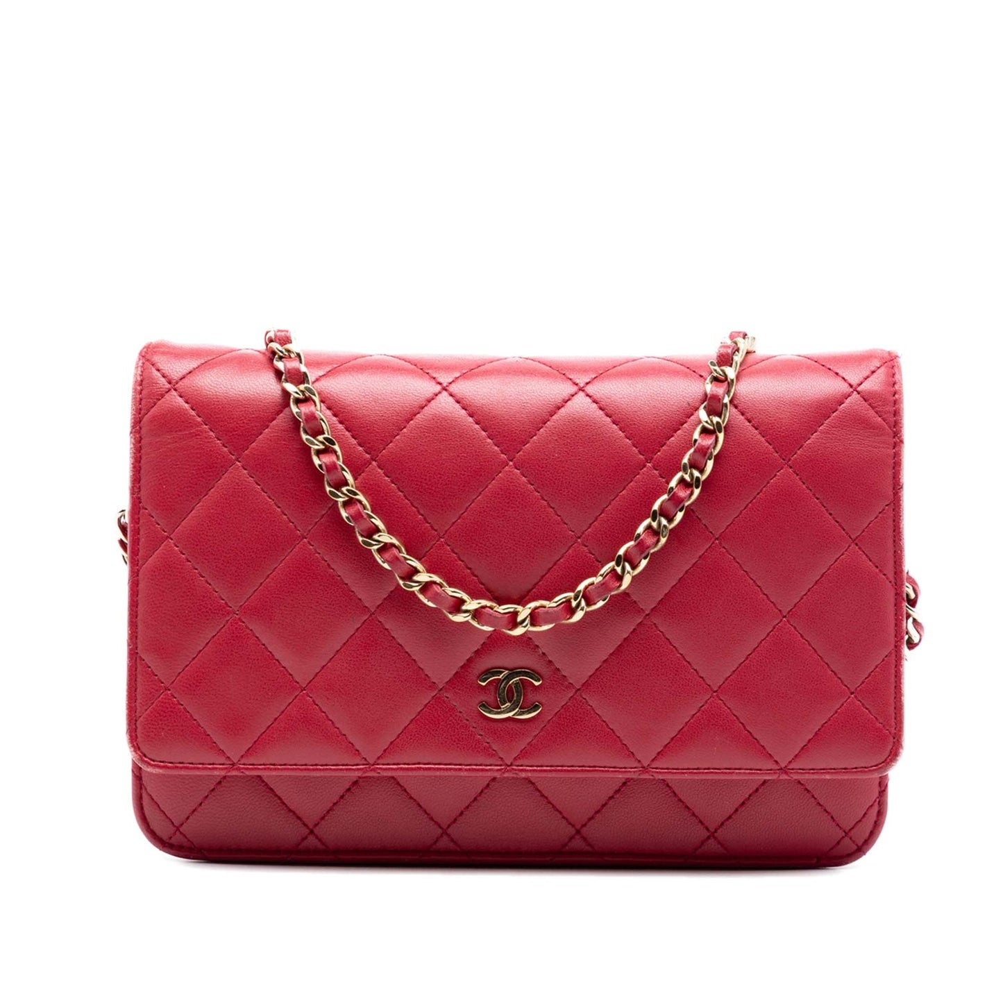 Chanel CC Quilted Lambskin Wallet on Chain