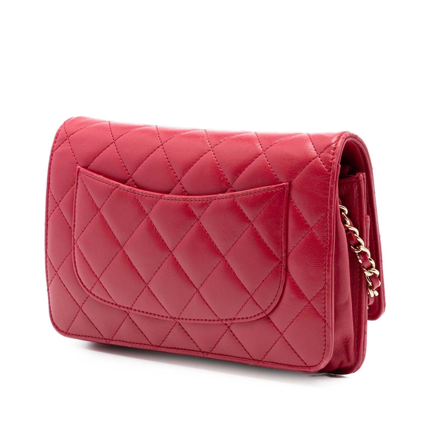 Chanel CC Quilted Lambskin Wallet on Chain