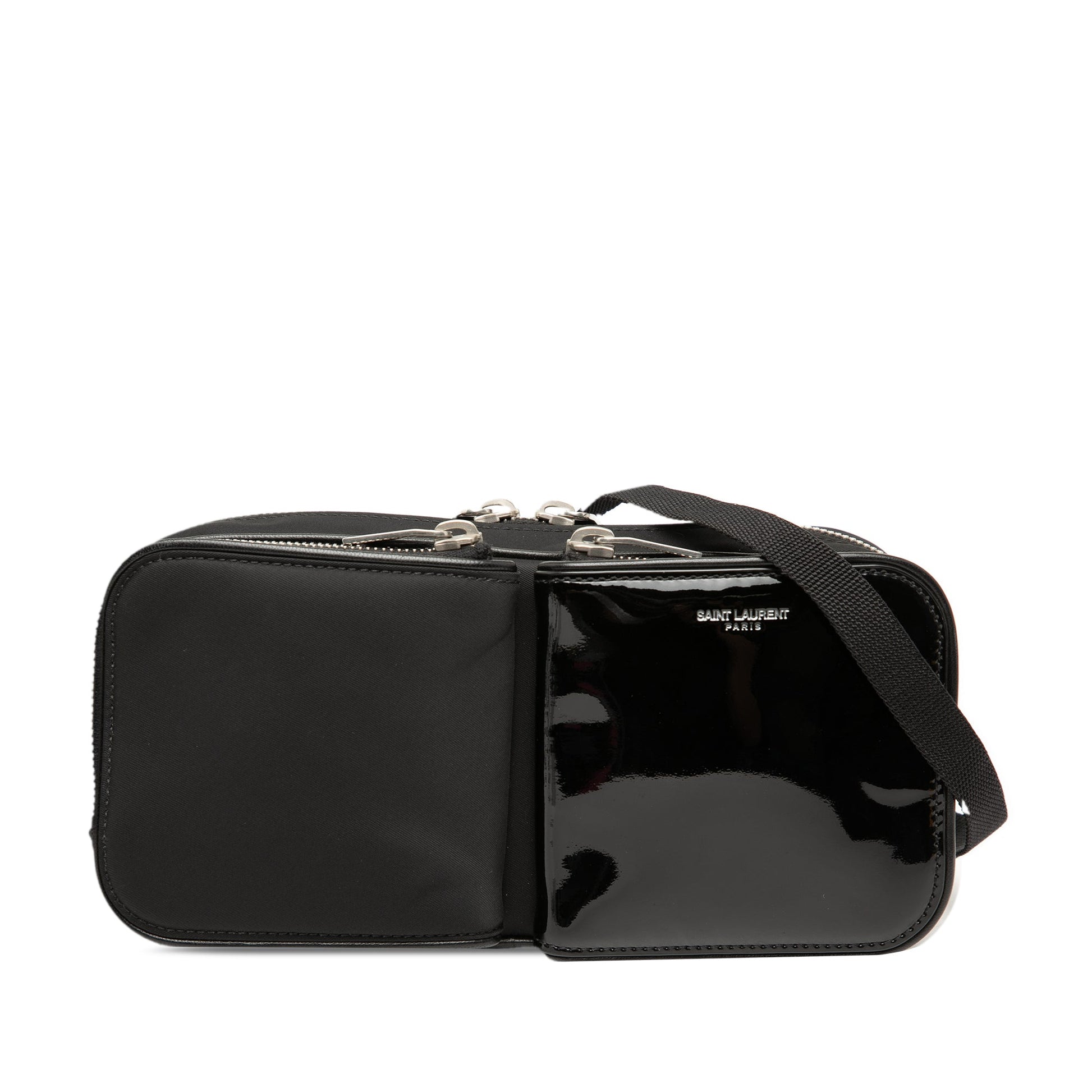 Saint Laurent Nylon and Patent Crossbody