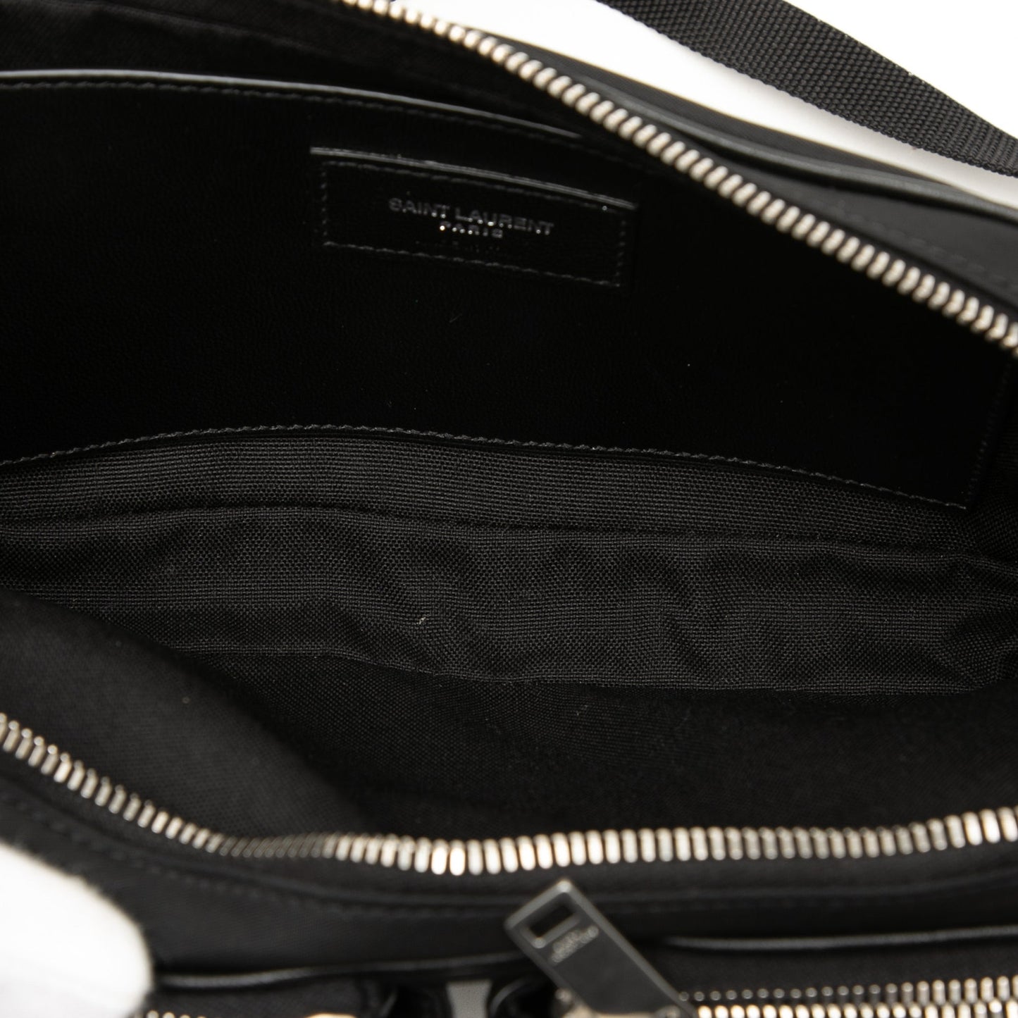 Saint Laurent Nylon and Patent Crossbody