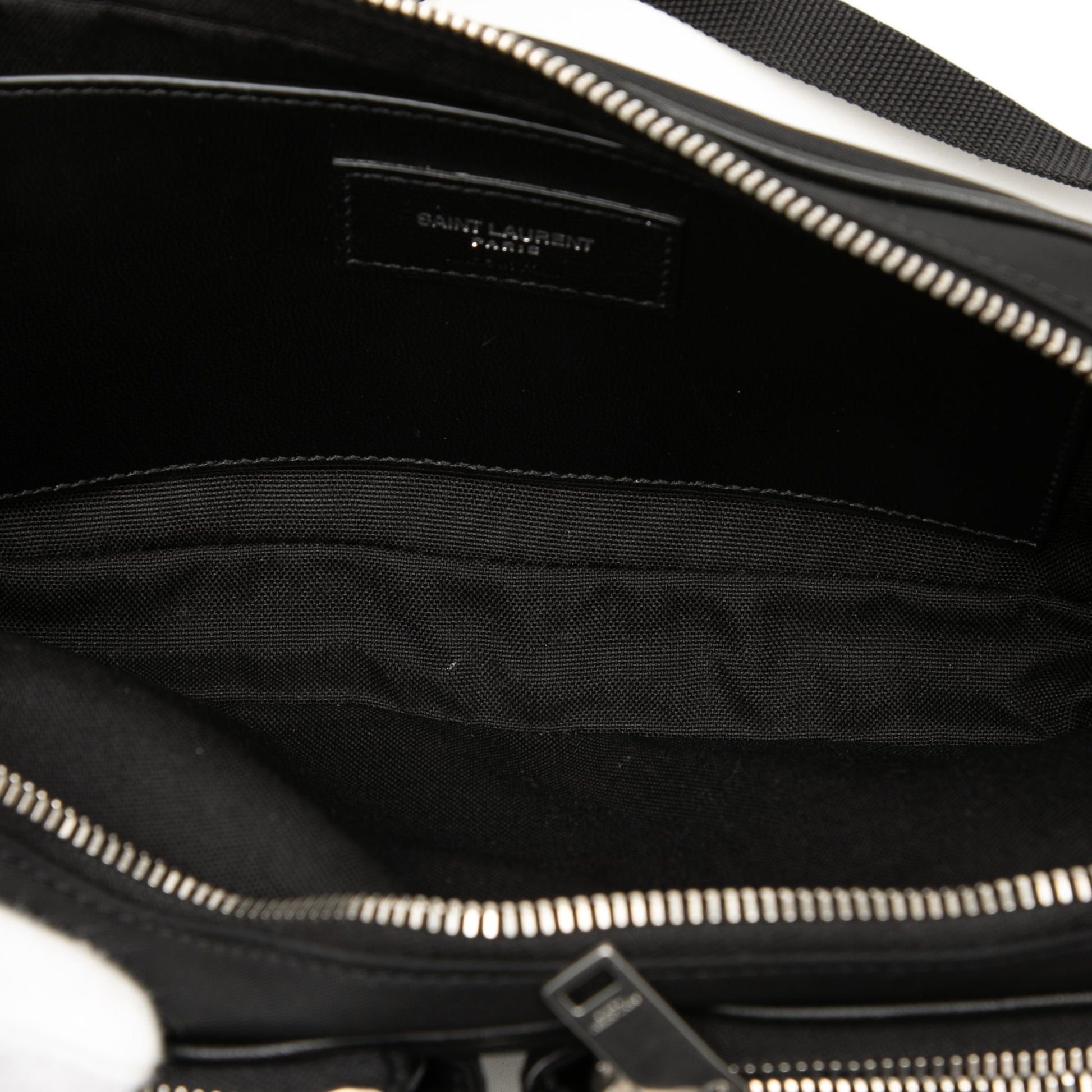 Saint Laurent Nylon and Patent Crossbody