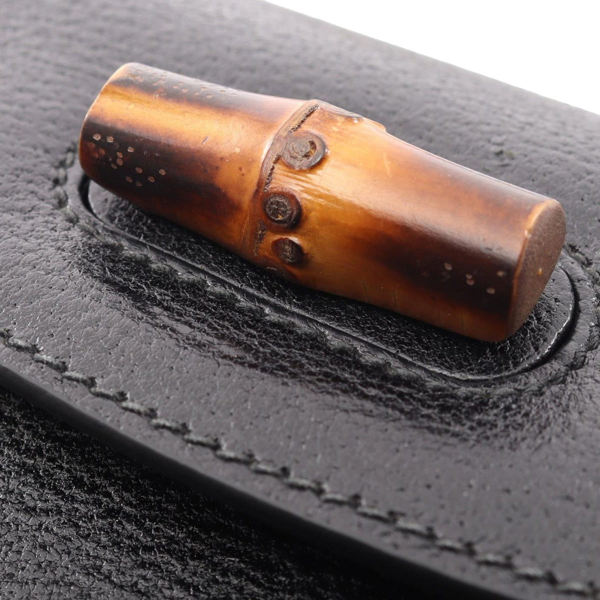 Gucci Small Calfskin Bamboo Night — Black