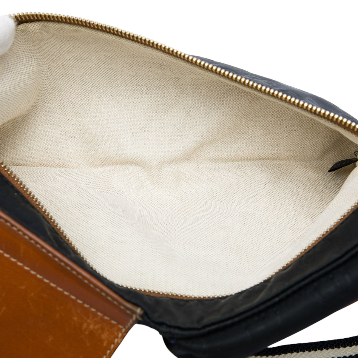Gucci GG Nylon Web Double Pocket Belt Bag — Black