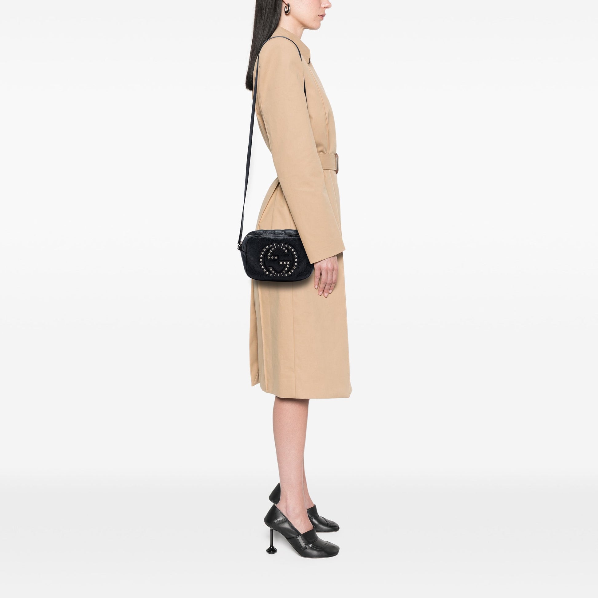 Gucci Studded Calfskin Soho Disco Crossbody