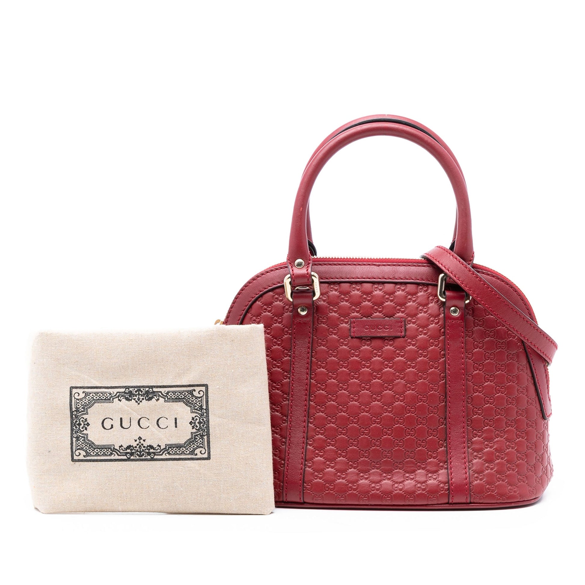 Gucci Mini Microguccissima Dome Satchel