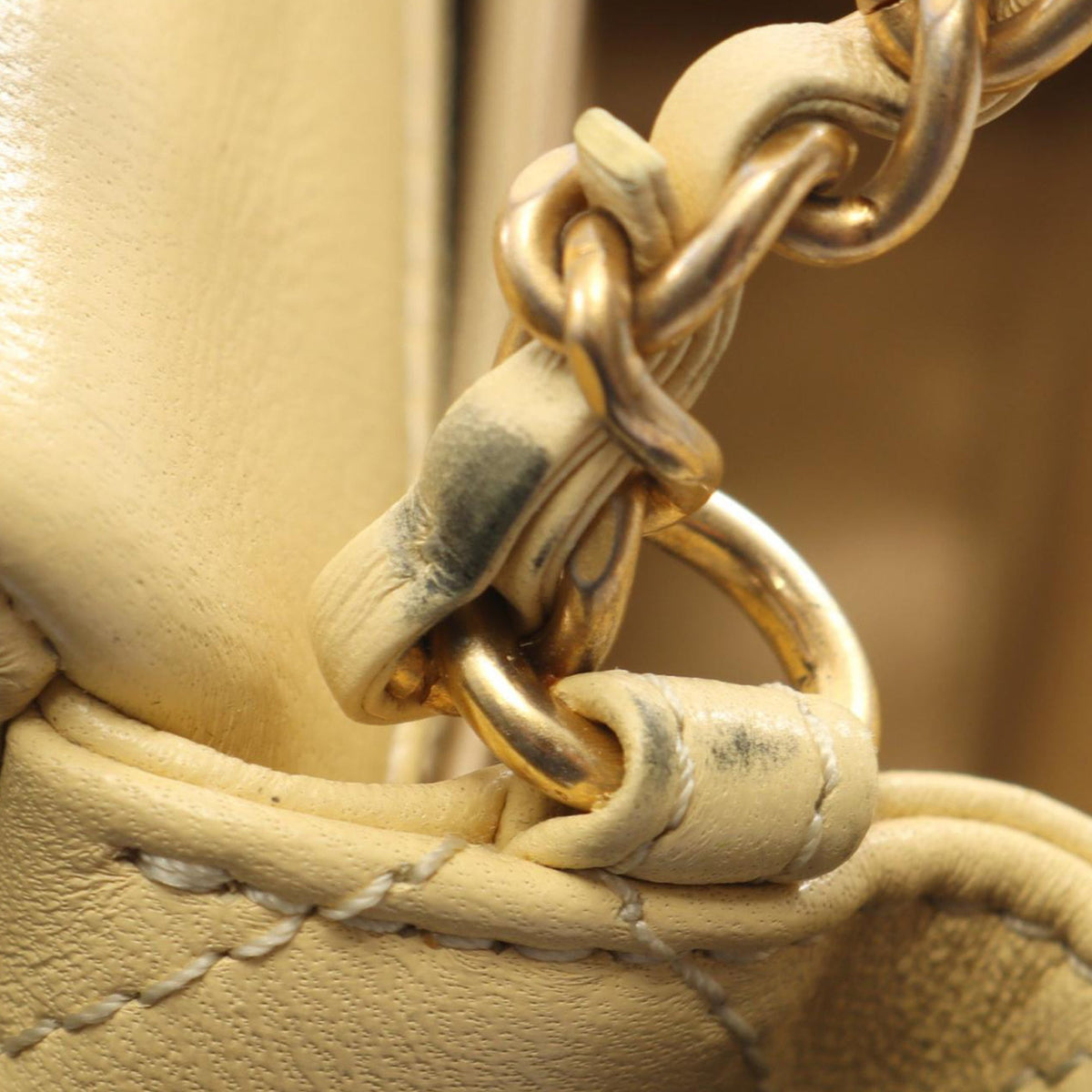 Chanel Mini Square Classic Lambskin Pearl Crush Single Flap