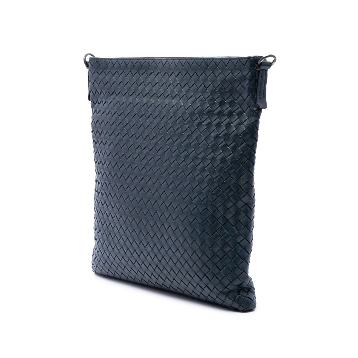 Bottega Veneta Nappa Intrecciato VN Crossbody — Blue