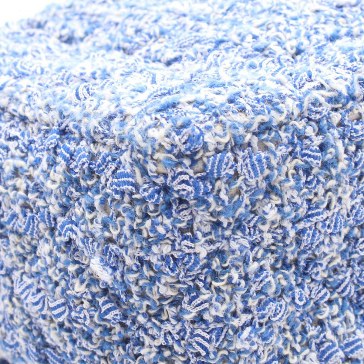 Chanel Mini Rectangular Classic Tweed Single Flap — Blue