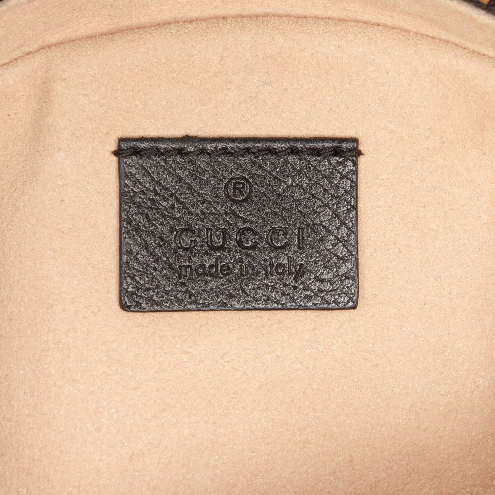 Mini Leather Ophidia Round Crossbody