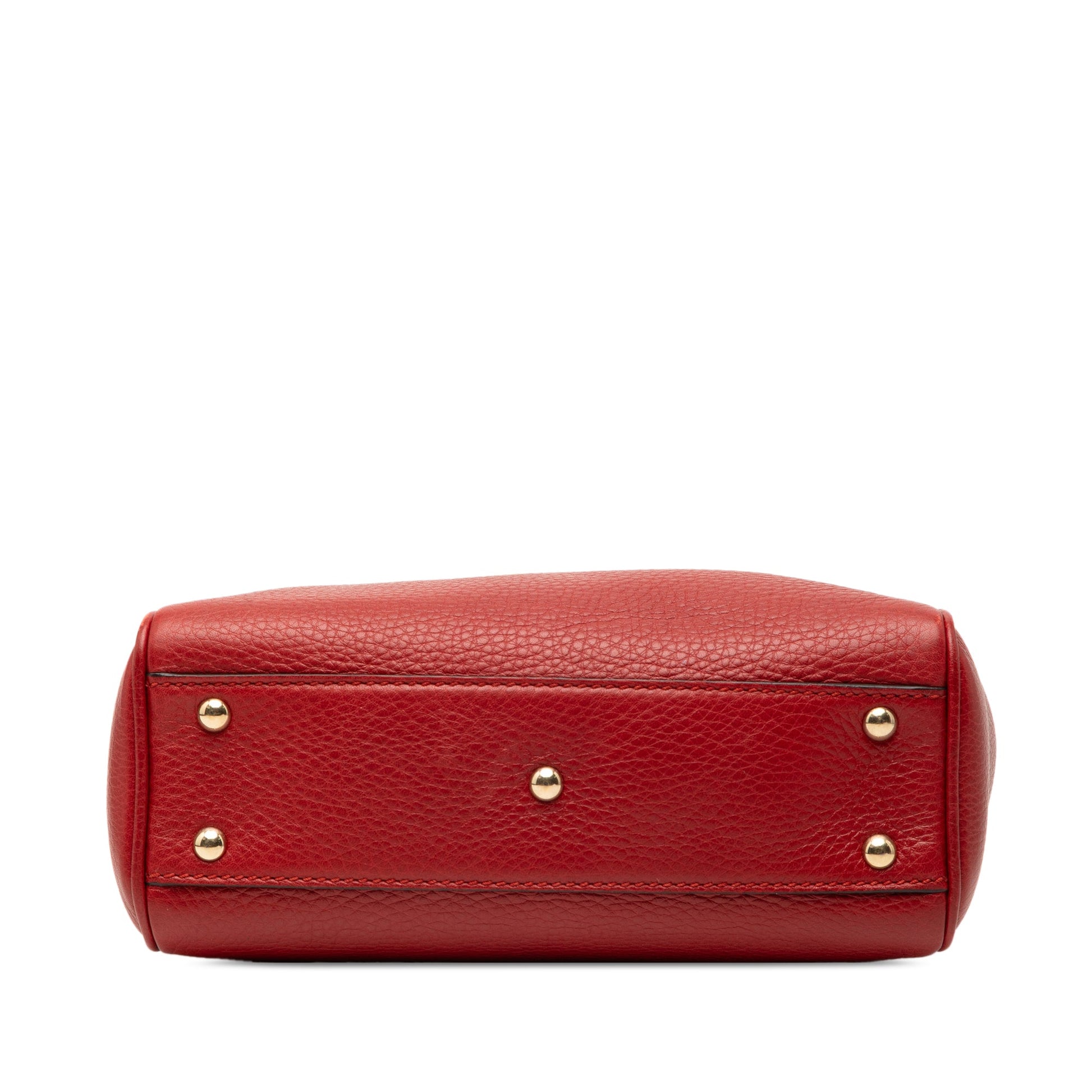 Gucci Mini Calfskin Bamboo Shopper Satchel