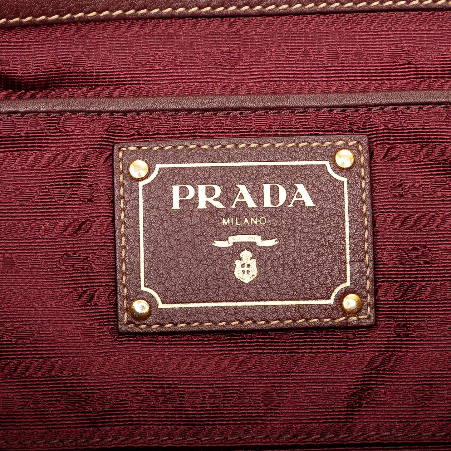 Prada Tessuto Canapa Logo Tote
