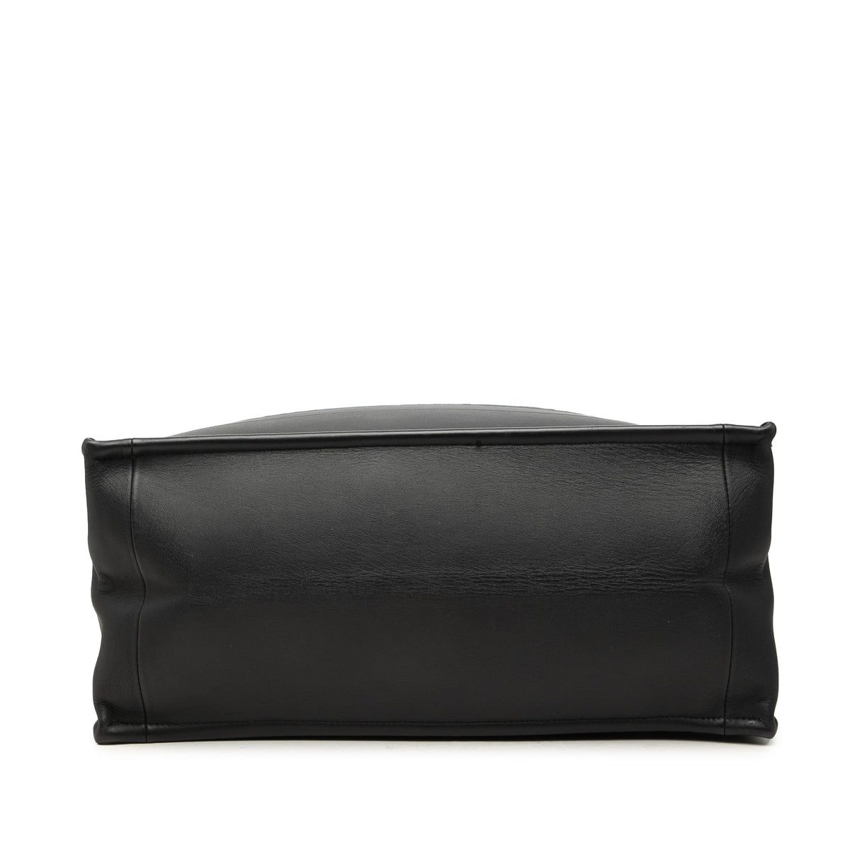 Dior Medium Embossed Leather Book Tote — Black