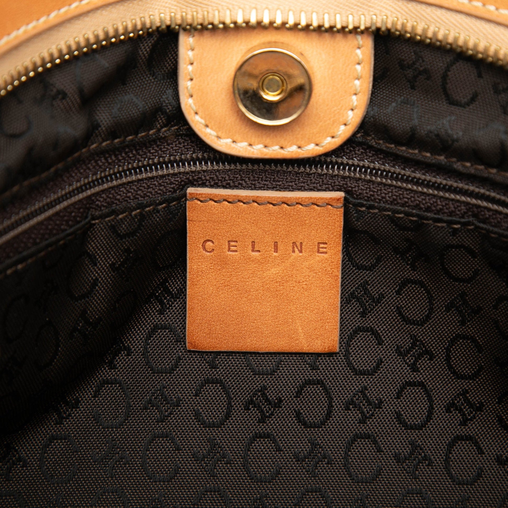 C Macadam Suede Clutch On Chain