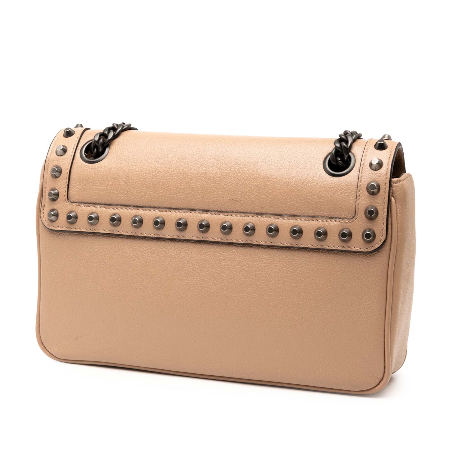 Prada Glace Calfskin Studded Crossbody