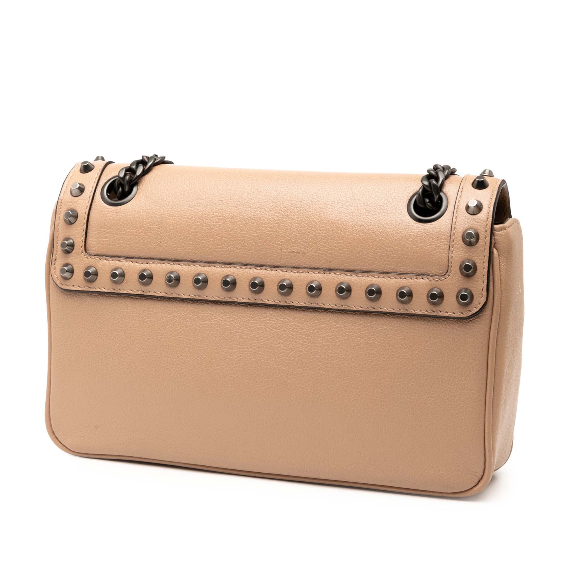 Prada Glace Calfskin Studded Crossbody