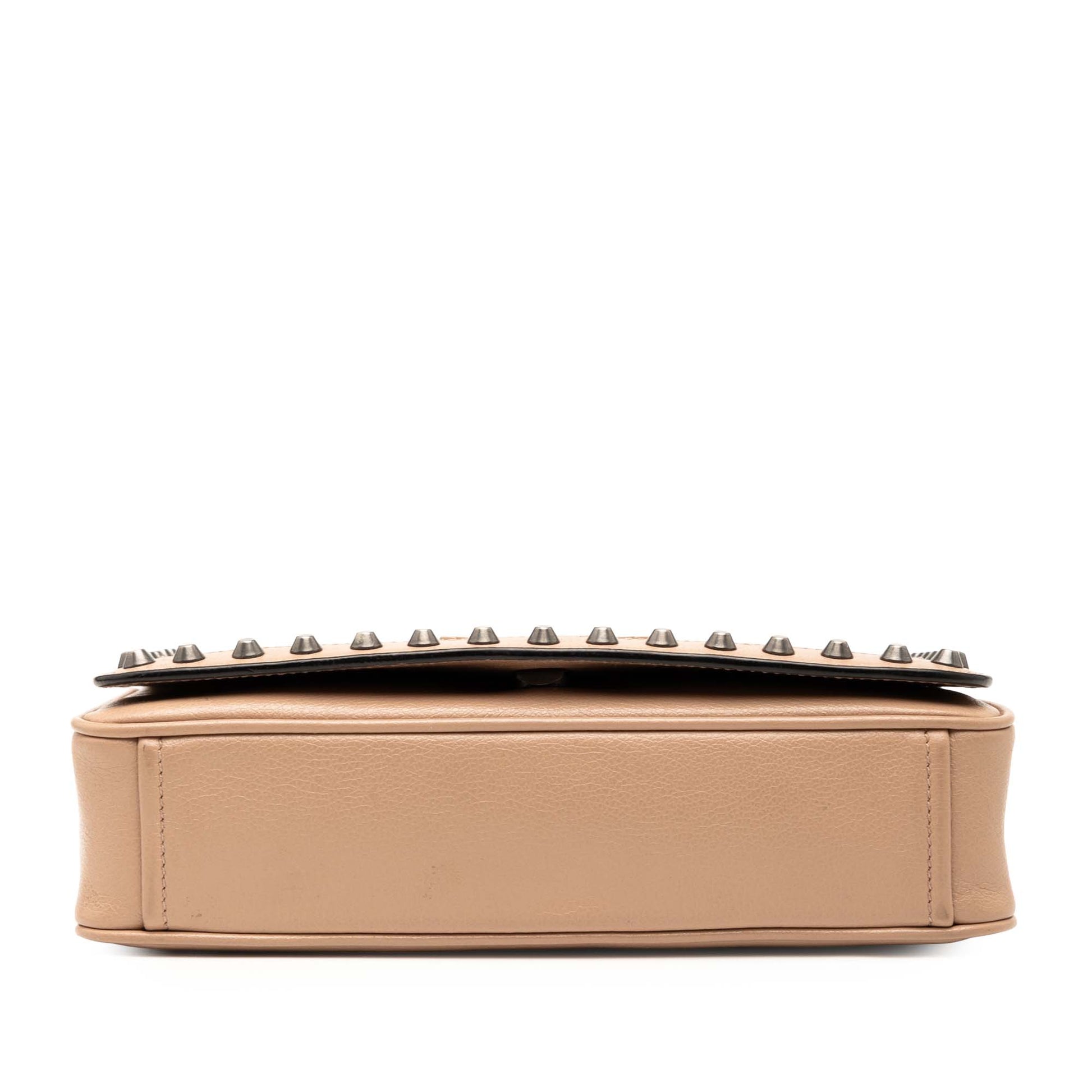 Prada Glace Calfskin Studded Crossbody